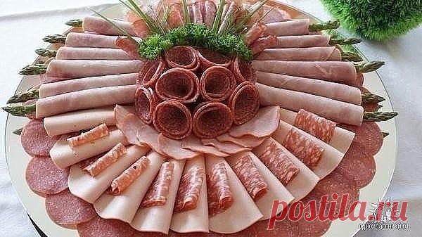 Оформление Мясных тарелок