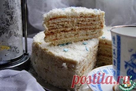 Торт "Снежинка" Кулинарный рецепт