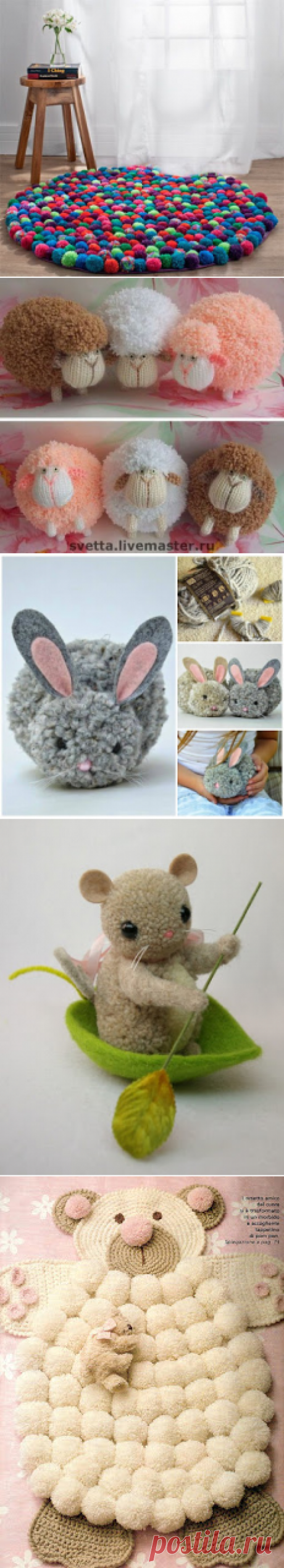 Meu Mundo Craft: Pom-pom Maker e marcador de crochê