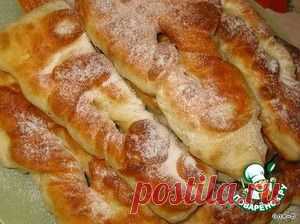 Пышки-вертушки на кефире - кулинарный рецепт