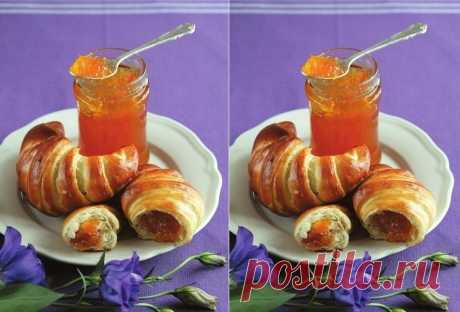 Рогалики с абрикосовым вареньем – они великолепны!