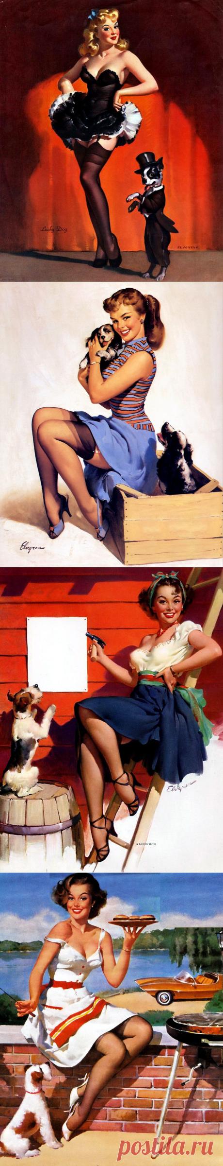Художник Gil Elvgren (1914-1980)