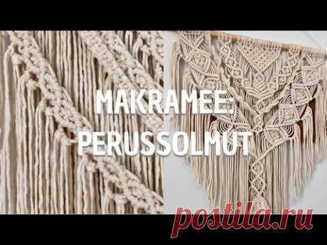 Основные узлы в макраме