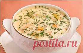 Суп с сыром, рисом и капустой. | vkusnyymir