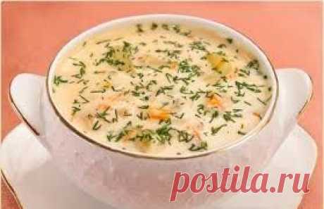 Суп с сыром, рисом и капустой. | vkusnyymir