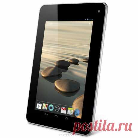 Планшетный компьютер Acer Iconia. Модель 2014 года. MediaTek MT8317T с частотой 1.2 ГГц (двухъядерный); графический процессор PowerVR SGX 531
Оперативная память (RAM)
1 ГБ
Встроенная память
16 ГБ
Диагональ экрана
7&quot;
 WiFi Да
Модуль связи Bluetooth
4.0
Операционная система
Android 4.2 Jelly Bean
Управление
Сенсорный экран с Multi Touch
Аккумулятор
Li-Ion 2640 мАч; время работы - до 3,5 часов
Картридер
microSD, microSDHC
Мультимедийный плеер
а