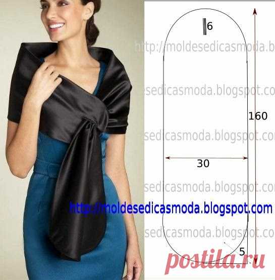 ECHARPE - Moldes Moda por Medida