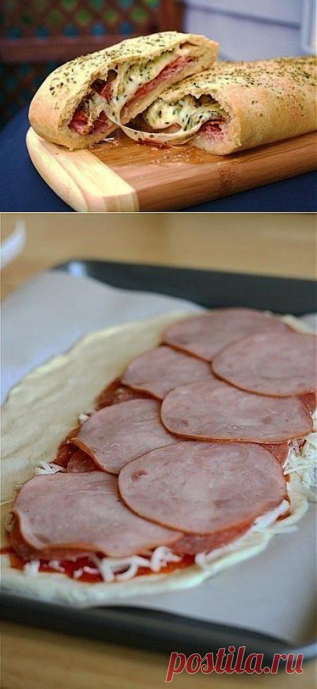 Стромболи (пицца-рулет)