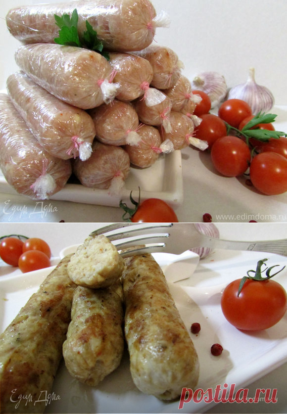 Куриные сосиски | Официальный сайт кулинарных рецептов Юлии Высоцкой