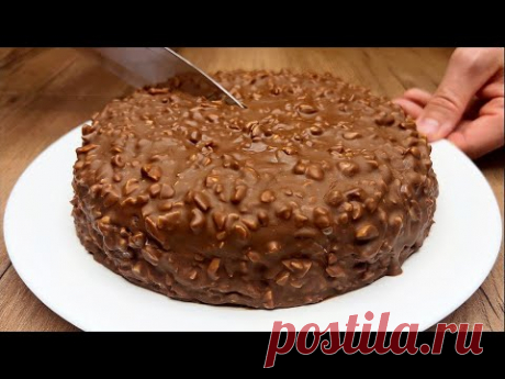 Такой вкусный домашний шоколадный торт! Я делаю это почти каждый день. Десерт за 15 минут