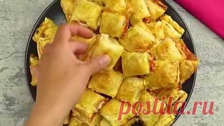 Закуска из слленого теста