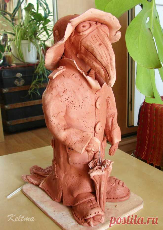 МК "Старый ворон". Часть 1. Лепка.