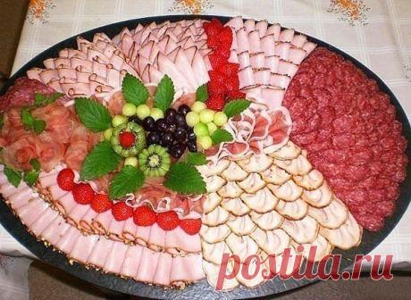 Мммммм, хороша нарезочка) как раз для праздничного стола / Всё за еду!