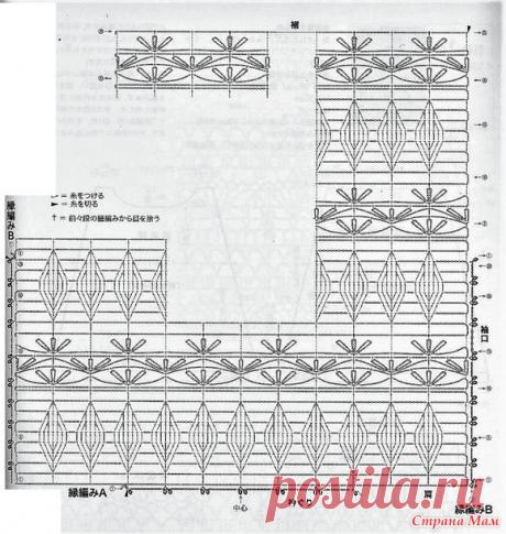 Ажурная безрукавка интересным узором. Крючок. - ВЯЗАНАЯ МОДА+ ДЛЯ НЕМОДЕЛЬНЫХ ДАМ - Страна Мам