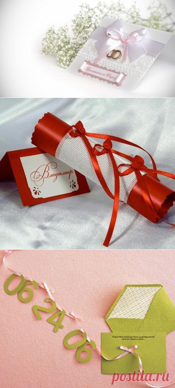 Необычные приглашения на свадьбу: как сделать своими руками?