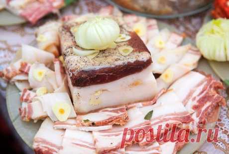 Сало в чесночном маринаде: вкусно и просто