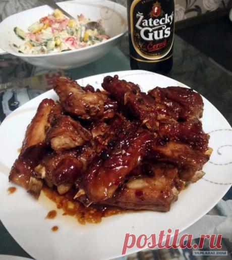 CВИНЫЕ РЁБРЫШКИ В ПИВЕ / Вкусные привычки