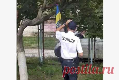 В Киеве подростки сожгли флаг Украины в День независимости. В Киеве подростки сожгли флаг Украины в день празднования Дня независимости республики. По данным источника, инцидент произошел в ночь на 24 августа в Днепропетровском районе Киева. На следующее утро местные жители обнаружили на дереве остатки сгоревшего флага и вызвали полицию.