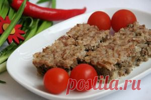 Гречневик с говяжьей печенкой - кулинарный рецепт
