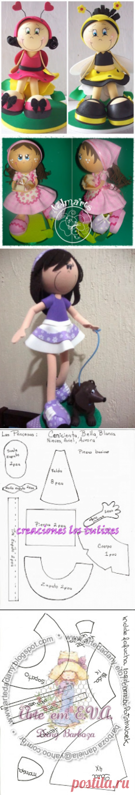 MIS PEQUEÑAS COSAS: MOLDES PARA HACER FOFUCHAS ENCONTRADOS EN LA WEB