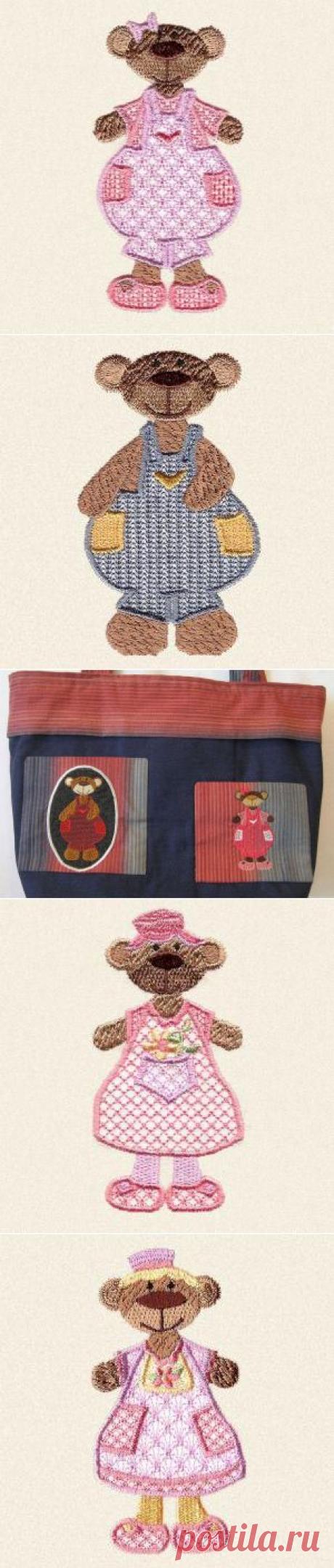 Country Bears In Lace - Especially For You | OregonPatchWorks