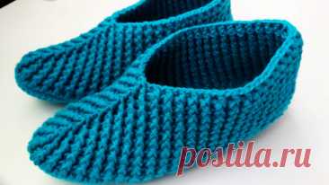 Их вяжут постоянно Тапочки следки крючком.