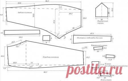 Выкройка шароваров. Сшить шаровары