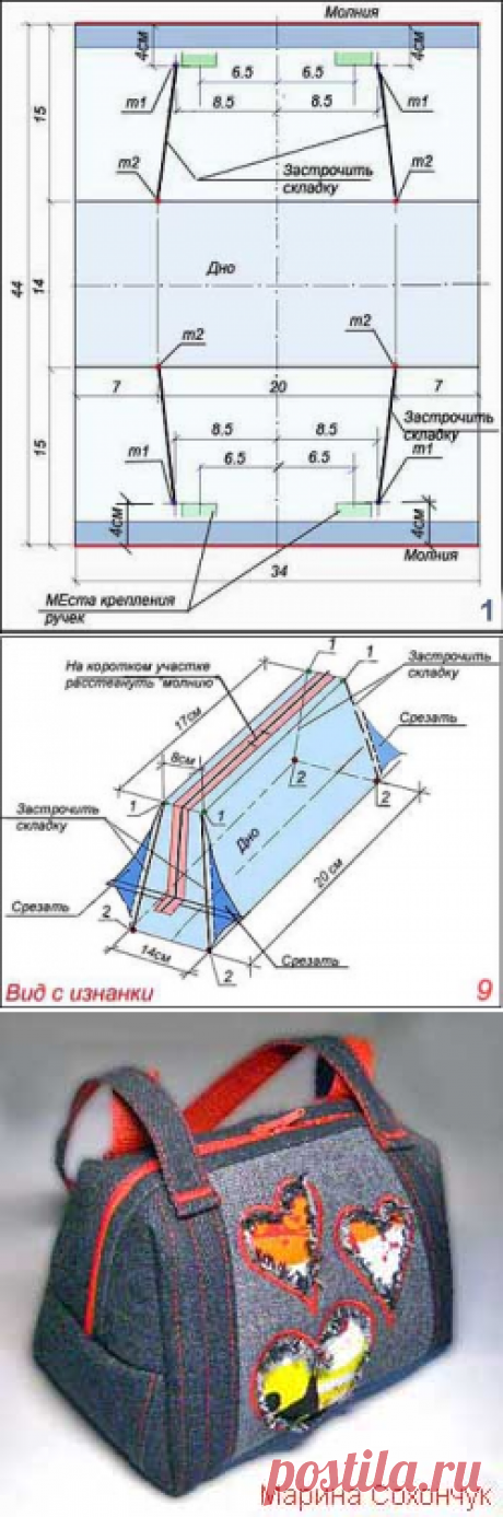 Dublirin-Шьем сами-Несколько вариантов из одной сумки