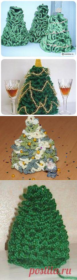5 мастер-классов вязанных крючком Ёлочек.