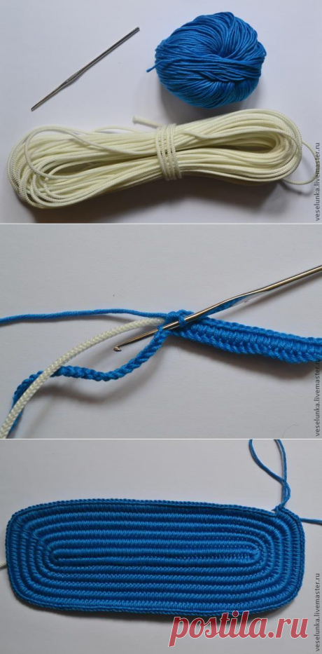 Вяжем дно для сумки - Ярмарка Мастеров - ручная работа, handmade