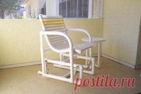 PVC PIPE GLIDER CHAIR | PVC