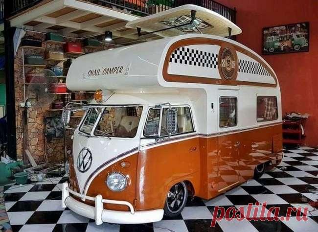 Volkswagen T1 — кемпер из Индонезии от «Yumos Garage» (21 фото) . Тут забавно !!!