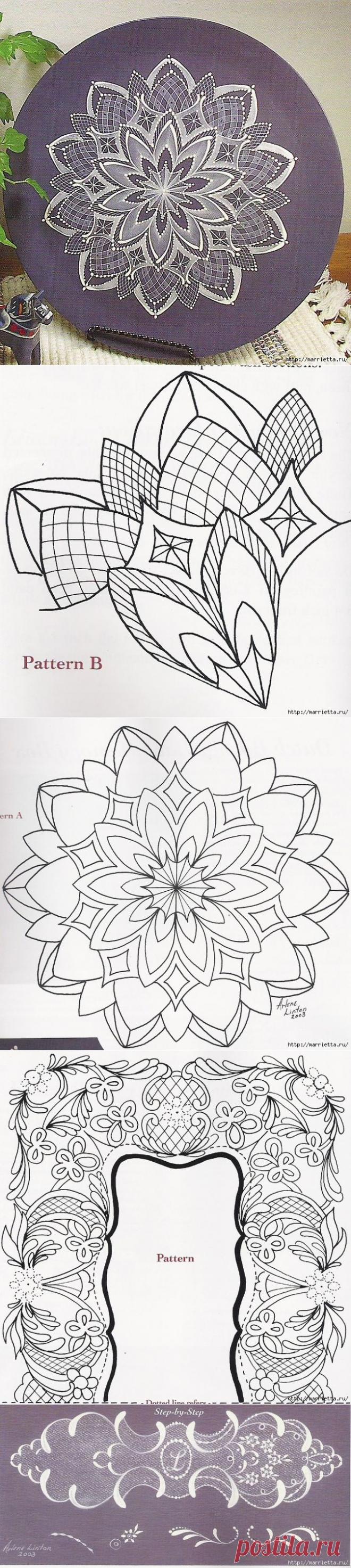 >Точечная роспись.