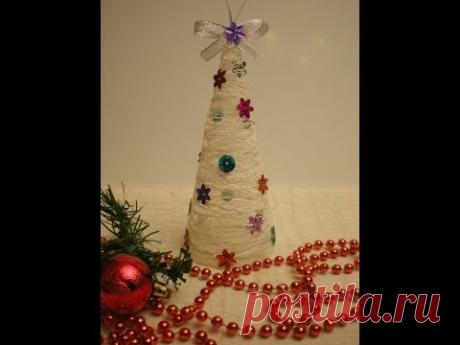 Елочка из ниток. Украшение на Новый год. //DIY Happy New Year. //Christmas holiday
