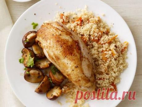 Рецепт тушеной курицы с овощами и кускусом в мультиварке