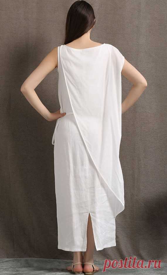 Белый хлопок белье платье сыпучих женщины одеваются C408 от YL1dress