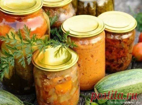 Овощные салаты на зиму.