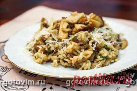 Ризотто с белыми грибами (Risotto ai funghi e prezzemolo). Фото-рецепт / Готовим.РУ