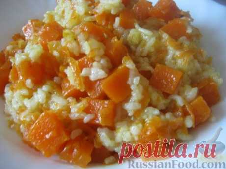 Рецепт: Каша рисовая с тыквой в мультиварке на RussianFood.com
