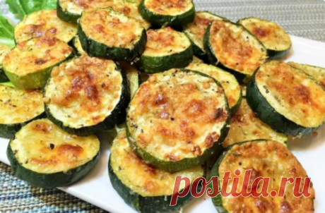 Легкая и очень вкусная закуска из кабачков. Ничего жарить не нужно!