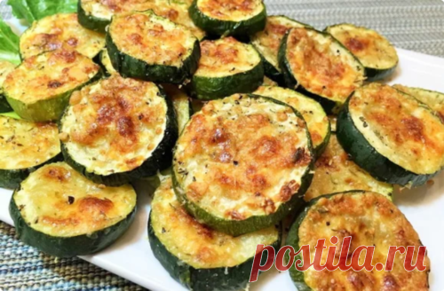 Легкая и очень вкусная закуска из кабачков. Ничего жарить не нужно!
