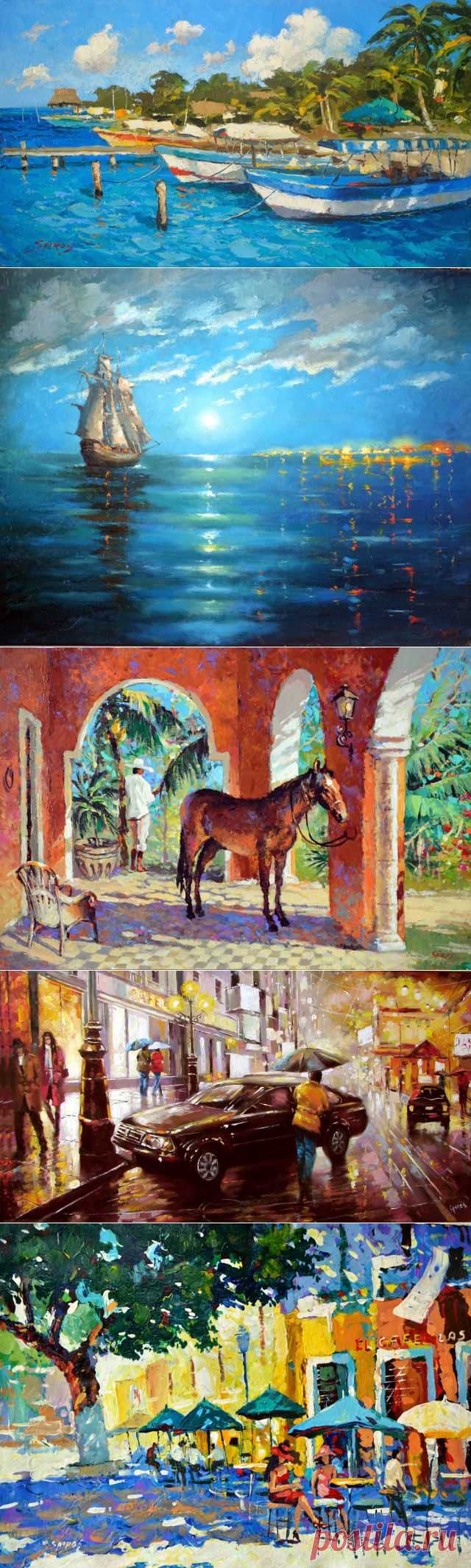 Тепло красок в живописи Дмитрия Спироса