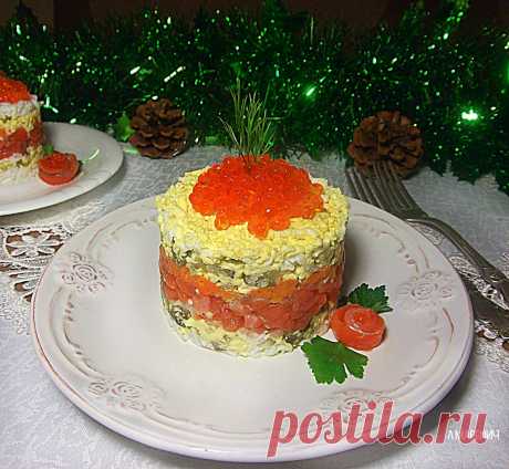 Салат &quot;Нежный&quot;с форелью
