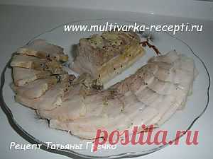 Сало в фольге в мультиварке |