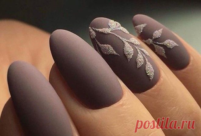 Красивые идеи маникюра в молочно-коричневых оттенках . Милая Я