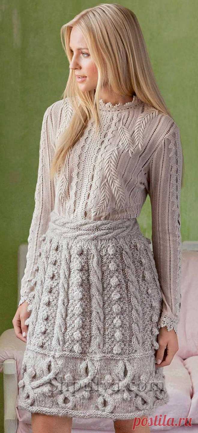www.SHPULYA.com - Юбка с косами и шишечками