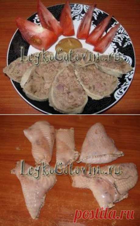 Фаршированная куриная шейка по-еврейски
