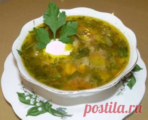 Рассольник грибной на курином бульоне / Простые рецепты