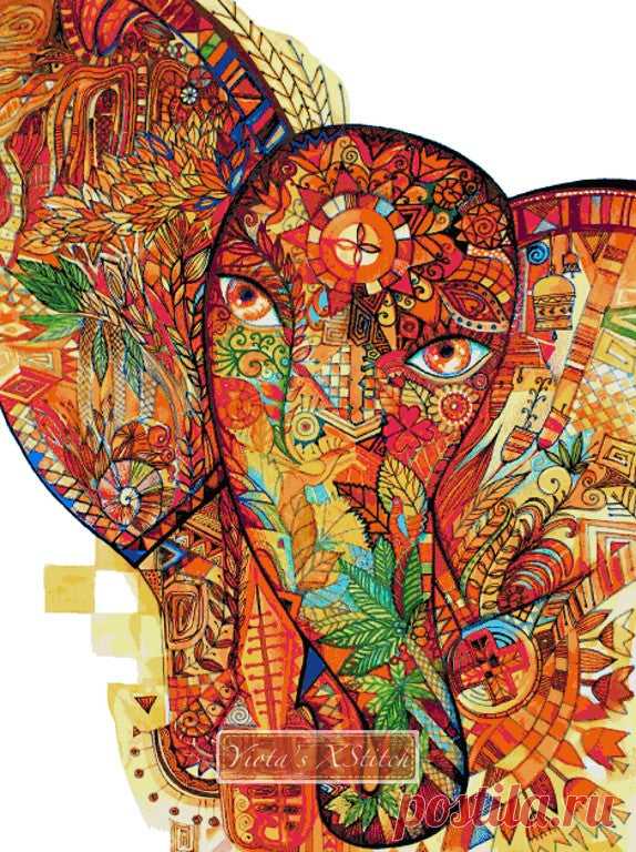 Red India elephant large cross stitch kit Red India elephant , extra large and advanced counted cross stitch kit.Counted cross stitch kit with whole stitches only. Colours: 48Note: the design is not printed on the fabric. Measures: Size for 14ct aida & 28ct evenweave: 85 x 114 cm (33.5 x 44.8 in)Size for 16ct aida: 74 x 100 cm (29.3 x 39.2 in)Size for 18ct