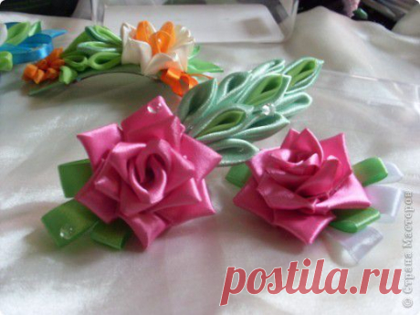 КАК СДЕЛАТЬ РОЗУ КАНЗАШИ | Варварушка-Рукодельница